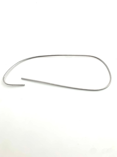 Koplampsierlijst inox, links