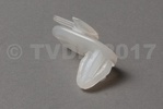 Wit plastic klem deurpaneel