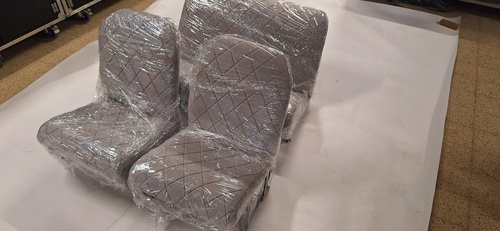 Zetelset 2CV charleston grijs 2 voorstoelen & achterbank