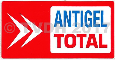 DS Onderdelen - Sticker rood antivries