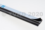 inox bevestigingsstrip voor witte rubber