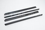 Set van 4 horizonale deurrubbers, met originele schuine kant !