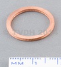 Koperen ring olieplug