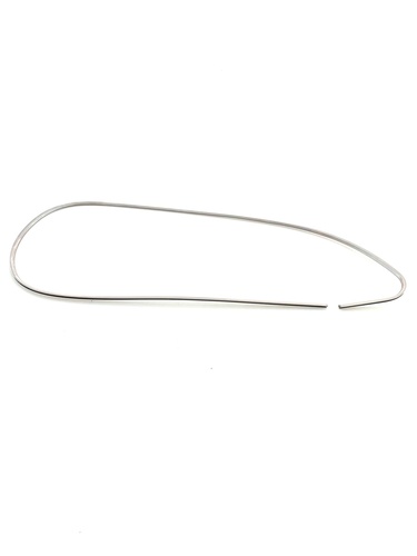 Koplampsierlijst inox, rechts