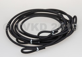 Mehari onderdelen - Elastiek zwart 3 st