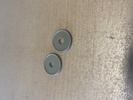 plastic rondellen voor bumperbeugel azam (2st)