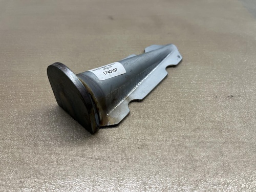 Aanslag draagarmrubber lage stand achter, rond