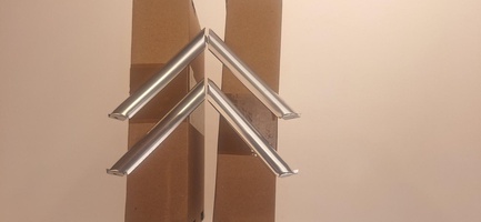 Chevron embleem alu oud type