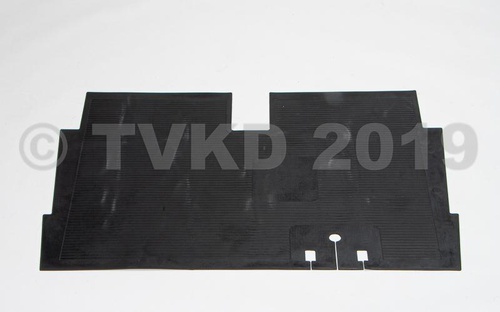 Rubber tapijt vooraan tot 1970