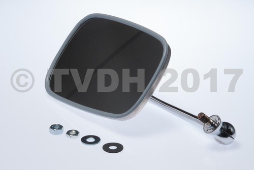 Spiegel groot RVS links