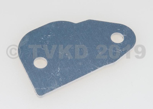 Vulplaat slotvanger 1 mm dikte