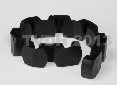 Bibax rubber oud type aandrijfas