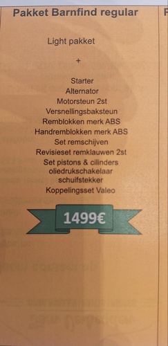 Pakket barnfind regular