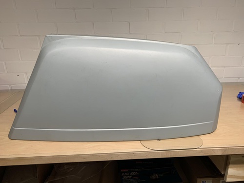 achtervleugel dyane links, in metaal