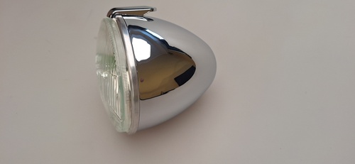 Verchroomde koplamp met H4 reflector (Valeo) 2CV HY
