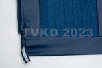 set zetelhoezen ami 6 club blauw 2 zetels + neerklapbare achterbank