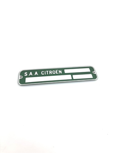 Typeplaatje  motor groen