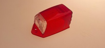 Knipper-parkeerlichtglas rood 2cv AZU AK