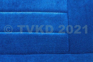 AMI 6  /  AMI 8 Onderdelen - set zetelhoezen blauw velours 2  stoelen + achterbank neerklapbaar ami 8 / voorstoelen verstelbaar