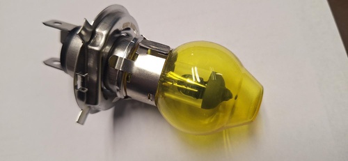 Geel lampkapje voor H4 lamp