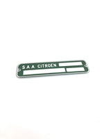  - Typeplaatje  motor groen