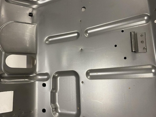 Voetenbak vanaf 1970  met staande gaspedaal