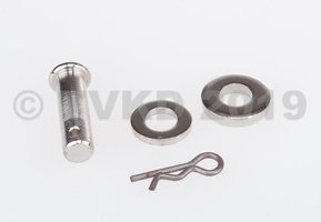 DS Onderdelen - Pen deurhouder achteraan, met bevestigingsmateriaal