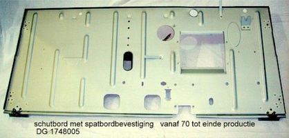 2CV onderdelen - schutbord vanaf 1969