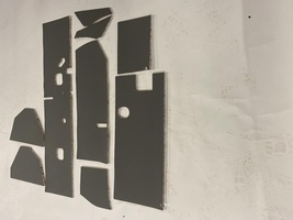 Nieuw op website - dashbordbekleding 9 delig 2cv azam